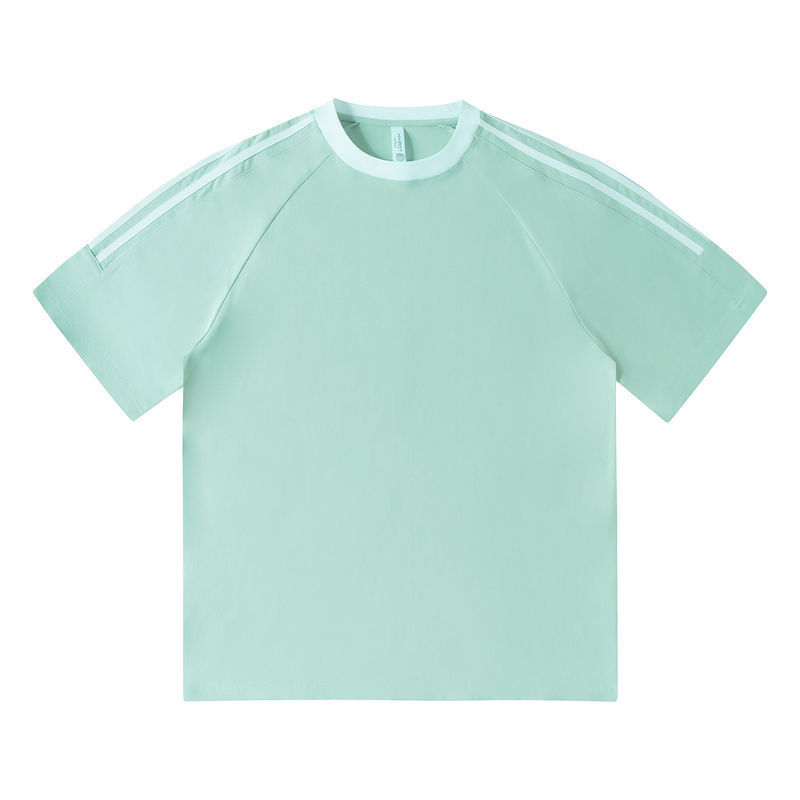 Mint Green and White Stripes