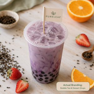 Banderín de Papel Personalizado para Alimentos |   Impresión Digital Estándar para Tiendas de Té de Burbujas y Postres - Product Image 4