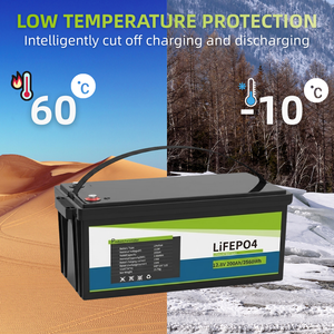 Batterijfabriek Smart BMS 12V Lifepo4 Batterij 200ah Ubs Voeding 220V 3000 Diepe Cycli Oplaadbaar RV/Zonne-energie/Maritiem/Huisenergie - Product Image 3