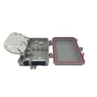 6 Core Fiber Optic Distribution Box Wall Mount FTTH Terminal with SC LC Adapter & Pigtail ABS UV Resistant for FTTX Network