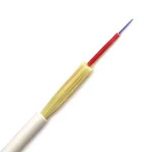 Indoor Drop Cable FTTH FTTx GJFSH Singlemode G652D G657A1 A2 Aireal Overhead Drop Cable 1 2 4 Core Fiber Optic Cable