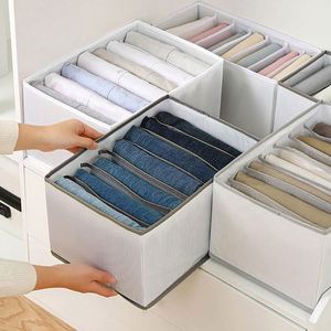 Pliable PVC Mesh Placard Tiroir Organisateur Lavable Armoire Vêtements Sous-Vêtements Jeans Pantalon Boîte De Rangement PP Boîte De Rangement En Plastique - Product Image 2