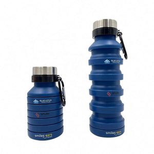 <b>Collapsible</b> Silicone <b>Bottle</b> Direct Drinking Promotional Foldable Drinkware for Boiling <b>Water</b> - Product Image 3