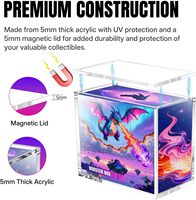Boîtier de protection en acrylique personnalisé, boîte de présentation en acrylique transparent de qualité supérieure, boîte anti-poussière pour Elite Train Box