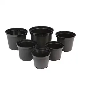 Honest Supplier Horticultural 1,2,3,5,7,10,15,20 Gallon Garden Plant Plastic Nursery Gallon Pots