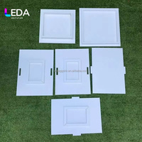 Pilier romain moderne en acrylique blanc LEDA E-030, taille personnalisée, décorations de mariage et de fête en stock, vente en gros