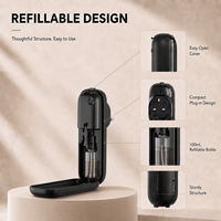 Diffuseur de parfum électrique sans eau en gros, 100 ml, pour huiles essentielles, pour la maison et la voiture, portable, contrôlé par application
