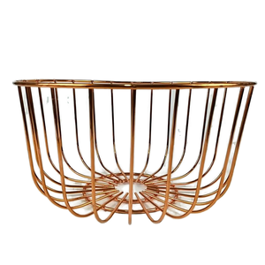 Metal Wire Stackable Eco-Friendly Modern <b>Fruit</b> <b>Storage</b> Basket Bowl Kitchen Counter Organizer Vegetable Bread Snack Holder Home - Product Image 1