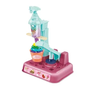 Maison de jeu pour enfants, ensemble de crème glacée et nouilles, 2 en 1, machine à boue de couleur, cadeaux pour filles, jouets de cuisine, nouvelle collection 2023