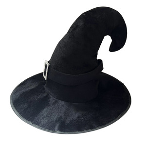 Sombrero <span class=keywords><strong>de</strong></span> Halloween para Fiesta <span class=keywords><strong>de</strong></span> Disfraces, Sombrero <span class=keywords><strong>de</strong></span> Bruja, Sombrero <span class=keywords><strong>de</strong></span> Mago, Sombrero Mágico <span class=keywords><strong>de</strong></span> Cosplay, Sombrero <span class=keywords><strong>de</strong></span> Brujita con Puntas Negras <span class=keywords><strong>de</strong></span> Fábrica - Product Image 4