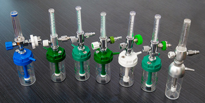 Bình Tạo Độ Ẩm Oxy Gắn Tường 0-15LPM Lưu Lượng Kế Oxy Y Tế Có Máy Tạo Độ Ẩm - Product Image 2