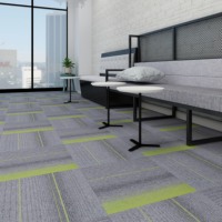 Dalles de moquette carrées à boucles, usage commercial et domestique, écologiques, en nylon rayé, lavables, amorties, antimicrobiennes, adaptées aux animaux domestiques, modernes