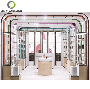 Modern Perfume Shops Interior Design Custom Multi-Layer Perfume Display Cabinet With Shelves Perfume Stand Display Rack - Product Image 1