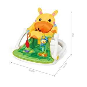 Diskon besar kursi goyang plastik kodok hewan Multi tema kursi lantai bayi nyaman dengan fungsi musik menenangkan tidur balita - Product Image 3