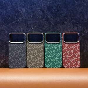 เคสโทรศัพท์มือถือแบบแม่เหล็ก ป้องกันการกระแทก ลายเคฟลาร์ ผิวด้าน ป้องกันกล้องได้เต็มรูปแบบ สำหรับ iPhone 17 Pro Max - Product Image 1