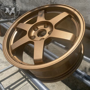 Viaol Nouvelles Jantes en Alliage d'Aluminium Forgé Classiques à Six Branches Personnalisées 8-12J 5x112 120 130 139.7 40mm Bronze pour <span class=keywords><strong>Audi</strong></span> RS 6 <span class=keywords><strong>Avant</strong></span>/Q8 - Product Image 6