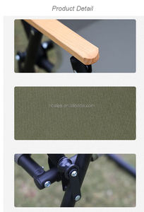 الجملة الأسود يتوهم جلامبينج المحمولة حمل سهل قسط <span class=keywords><strong>300</strong></span> <span class=keywords><strong>lb</strong></span> قدرة التخييم كراسي قابلة للطي الثقيلة إطار فولاذي - Product Image 5