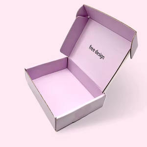 環境にやさしいカスタムロゴプリント段ボール紙メーラー卸売ヒジャーブ包装箱靴下毛皮用ギフト配送 - Product Image 5