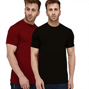 Men Cotton <b>Bamboo</b> Fiber T Shirt O Neck Short Sleeve Regular Fit for Casual Wear - Product Image 2