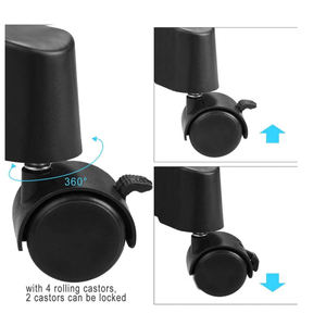 בד hanger לעמוד סיטונאי בגדים תצוגה מתגלגל מתגלגל מתכוונן באיכות גבוהה מתגלגל מתכוונן עם כרום - Product Image 4