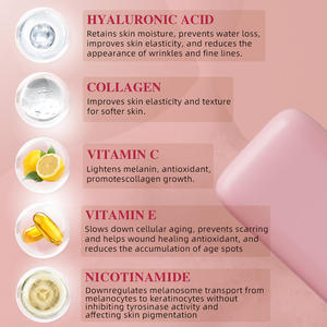 Savon pour le visage 5 en 1 à base d'huile essentielle naturelle à base de plantes, éclaircissant, exfoliant, blanchissant, anti-acné, marque privée - Product Image 4