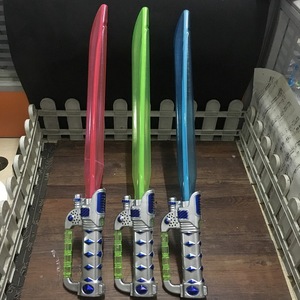 Épée lumineuse avec pointeur laser pour enfants, jouet en plastique, spectacle de lumière clignotante, cadeau de fête unisexe de 5 à 7 ans - Product Image 2