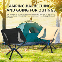 Chaise de camping pliable légère en aluminium, mobilier d'extérieur, chaise de camping, randonnée et voyage