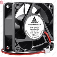 Ventilateur de refroidissement axial sans balais en plastique GDA6025 à roulement à billes DC 5V 12V 24V 48V 60x60x25mm 60mm 6cm pour boîtier de refroidissement CPU 6025