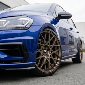 Jantes Bku 5X112 pour <span class=keywords><strong>Volkswagen</strong></span> <span class=keywords><strong>Golf</strong></span> <span class=keywords><strong>R</strong></span> GTI Mk8 Mk7 Mk6 Hot Hatch 18 19 <span class=keywords><strong>20</strong></span> pouces, jantes forgées sur mesure en bronze monobloc, tuning - Product Image 5