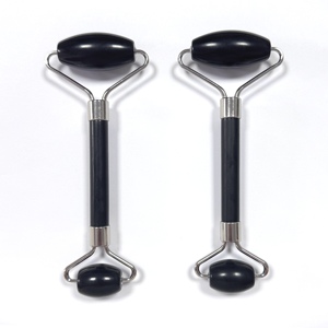 Cheapest Factory Sale Black Xiuyan <b>jade</b> Face Massage <b>Roller</b> - Product Image 1