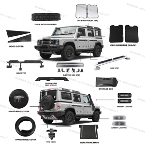 Nouveau produit : Accessoires automobiles, housse <span class=keywords><strong>de</strong></span> <span class=keywords><strong>roue</strong></span> <span class=keywords><strong>de</strong></span> <span class=keywords><strong>secours</strong></span>, marchepied électrique latéral, kit carrosserie pour Ineos Grenadier 2024 - Product Image 1