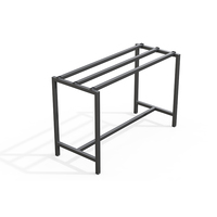 Pieds de table carrés en acier pour restaurant, pub, bureau, café, salle à manger, et cadre de table pour tabourets hauts – Fabrication métallique OEM