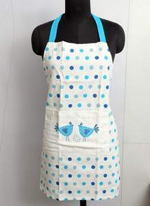 Tablier de cuisine sans manches 100% coton conçu par des oiseaux, refroidissement à la mode pour une utilisation en cuisine en vente par les exportateurs - Product Image 3