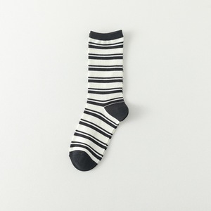 Women Striped Cotton <b>Socks</b> Spring Autumn Thin Casual Sports <b>Socks</b> Versatile College Style Mid Tube Trendy <b>Socks</b> - Product Image 4