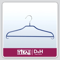 YIKAI Cintre en métal enduit de PVC Cintres antidérapants avec crochets