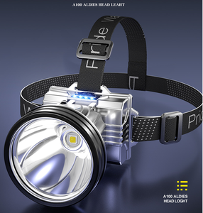 Lampe frontale LED rechargeable USB au lithium-ion de 10 W, plus puissante, avec réglage 90° haut/bas, étanche IP54, 3 modes et 200 lumens - Product Image 4