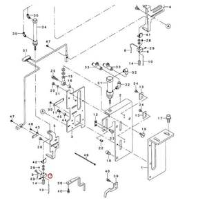 MOL-254 재봉틀 용 G5106-254 및 G5107-254 산업용 루프 수집 브래킷 - Product Image 6