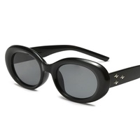 Mode Logo Personnalisé Rétro Cadre Rectangulaire Lunettes de Soleil Uv400 Tendance Unisexe Hommes Nuances Lunettes de Soleil