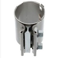 Coupleur de serrage de joint bout à bout de manchon d'échappement en acier inoxydable SS304 pour système de mesure métrique Colliers de serrage personnalisés OEM