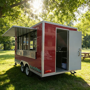 Remorque de cuisine mobile certifiée DOT CE VIN pour l'exportation aux États-Unis et en Europe, équipement de four à pizza pour concession, à vendre - Product Image 4