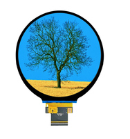 Écran LCD rond HD de 4 pouces, résolution 720x720, écran LCD circulaire, écran TFT rond de 4 pouces