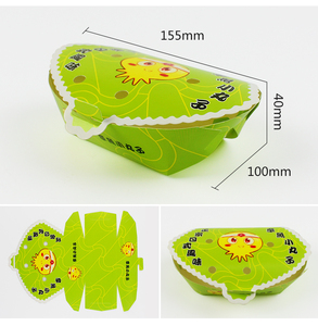 เหมาะอย่างยิ่งเลือก100% ย่อยสลายได้ขนาดที่กำหนดเองทิ้งอาหารเกรดเอา<span class=keywords><strong>ทา</strong></span>โกยากิเอากล่องบรรจุภัณฑ์ที่มีโลโก้ - Product Image 4