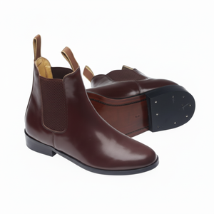 รองเท้าบูทขี่ม้าหนังแท้ Waziz จากปากีสถาน รุ่น WZ-90121212 - Product Image 1