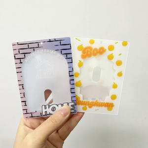 Porta Badge in Acrilico Personalizzato con Design a Scelta, Porta Fotocard Trasparente con Stampa <span class=keywords><strong>Anime</strong></span> Cartoon e Portachiavi - Product Image 6