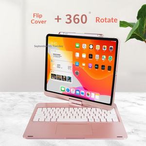 Étui de protection rotatif tactile pour clavier compatible avec <span class=keywords><strong>iPad</strong></span> <span class=keywords><strong>Pro</strong></span> 12,9 pouces 2024, étui pour tablette de 10e génération, modèle F129TS - Product Image 3