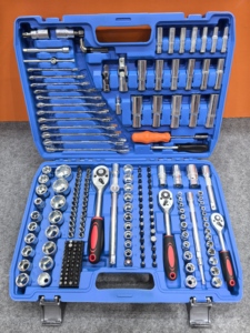 Kit de herramientas de reparación de automóviles, llave con logotipo personalizado de fábrica, juego de herramientas con zócalo CRV mate de 82/61/108 piezas - Product Image 5