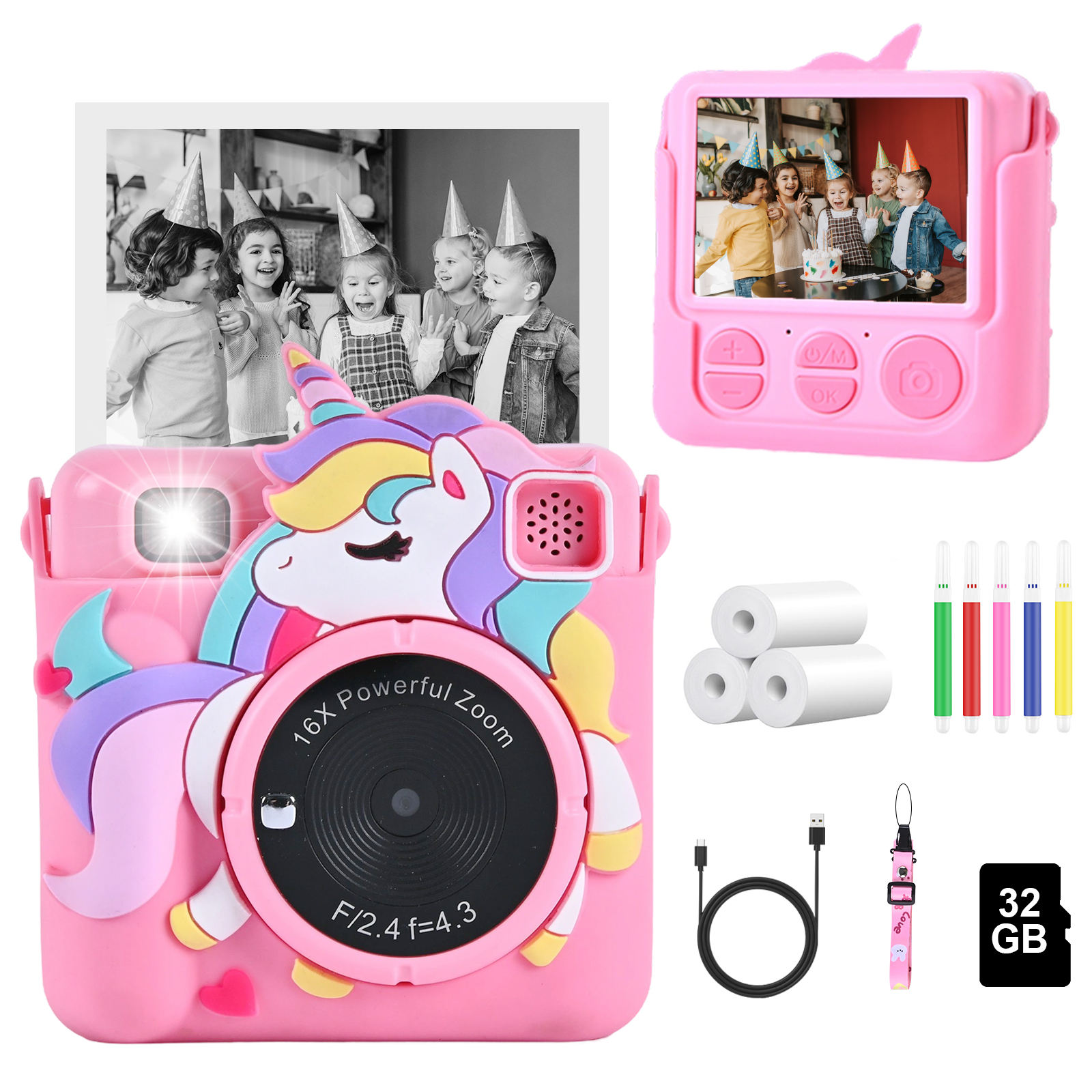 Pink+32 GB Memory Card