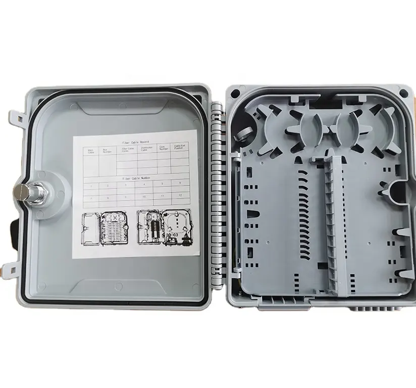 12 Cores Fiber Splitter Box Optical Fiber Distribution Box