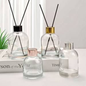 100mL 120ml 150ml 200ml Botellas difusoras <span class=keywords><strong>de</strong></span> Aroma <span class=keywords><strong>de</strong></span> vidrio decorativas <span class=keywords><strong>de</strong></span> lujo esmeriladas transparentes vacías <span class=keywords><strong>Botella</strong></span> difusora <span class=keywords><strong>de</strong></span> caña <span class=keywords><strong>de</strong></span> embalaje - Product Image 1