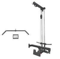 Machine de musculation à câbles croisés à charge par plaques pour Lat Pulldown et Rameur